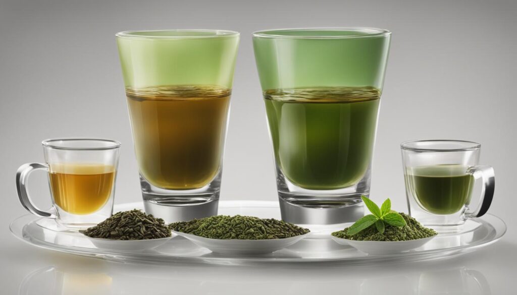 Caffeine Comparison between Green Tea and Coffee Caffeine Comparison between Green Tea and Coffee