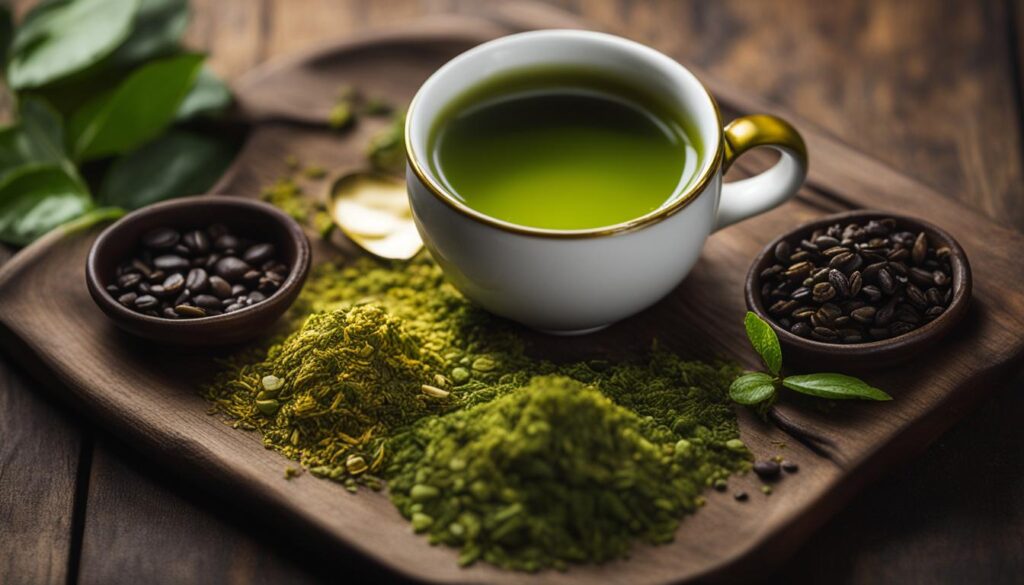 green tea and coffee green tea and coffee