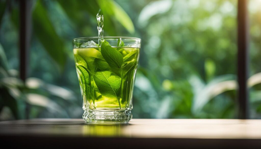 cold brew green tea