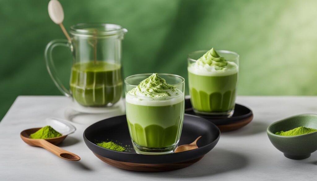green tea latte