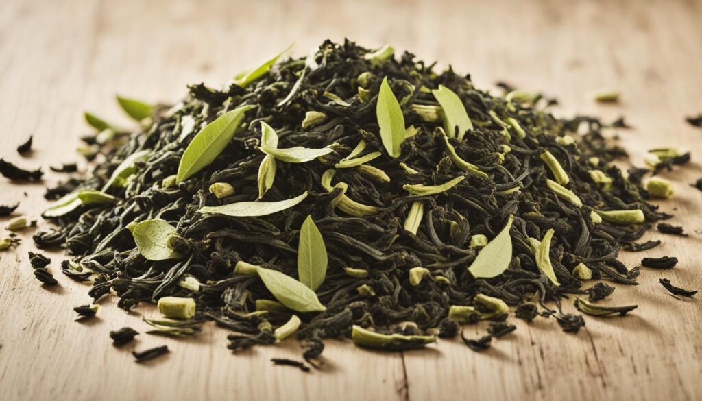 green tea flavor