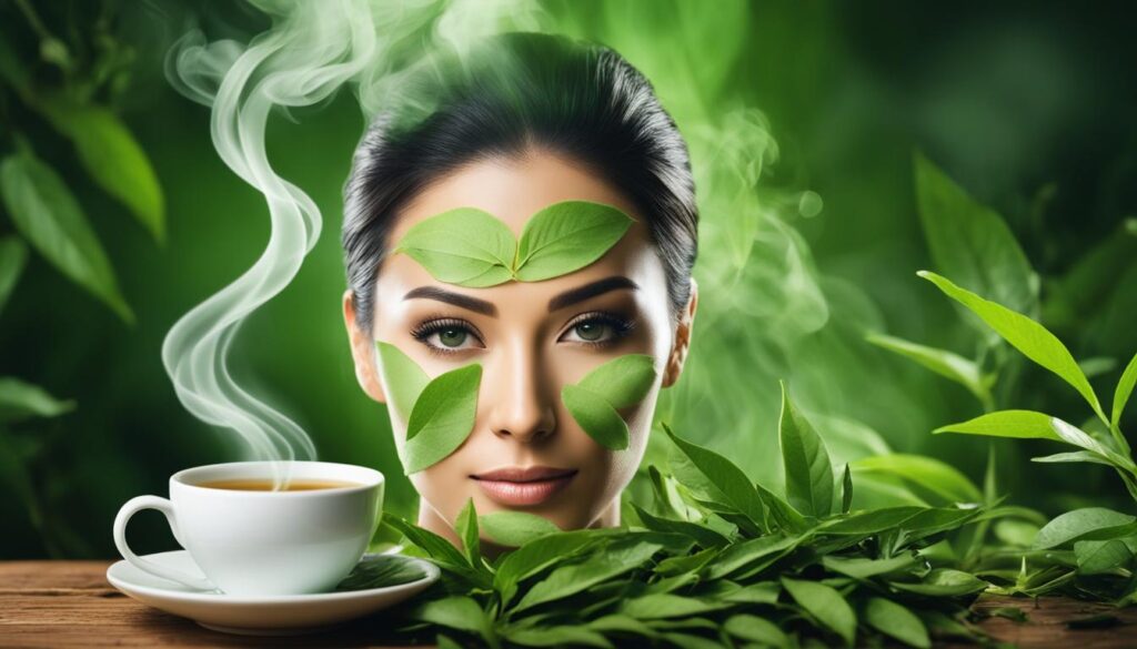 green tea for glowing skin