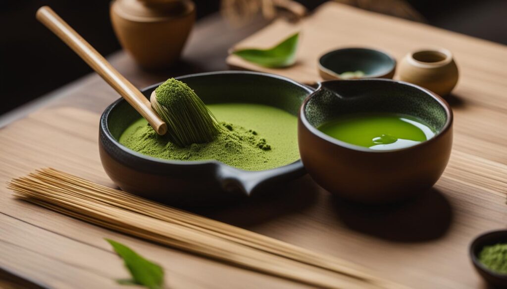 prepare matcha pique tea