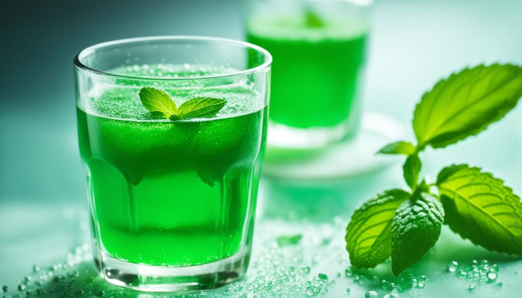 green tea shot