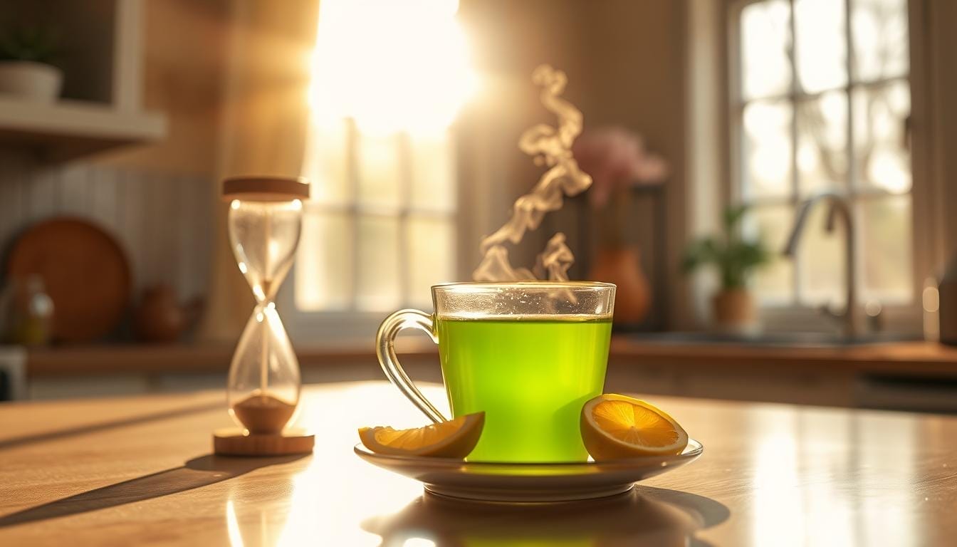 optimal time to drink green tea