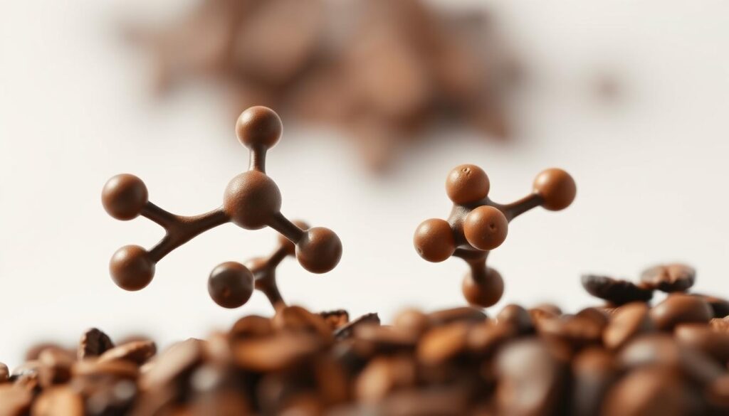 coffee vs tea caffeine molecules